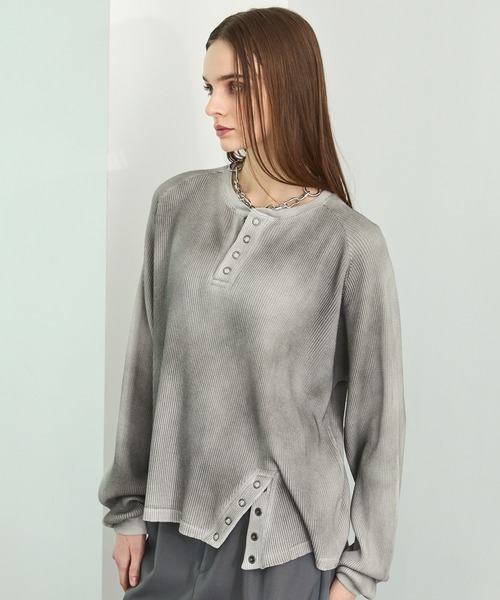 「Spielio」 長袖Tシャツ S グレー メンズ_画像8