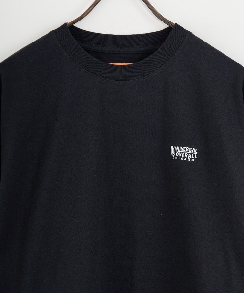 「UNIVERSAL OVERALL」 半袖カットソー M ネイビー レディース_画像5