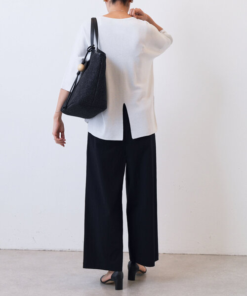 「BEARDSLEY」 パンツ 1 ブラック レディース_画像7