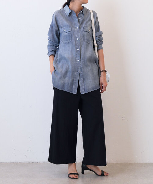 「BEARDSLEY」 パンツ 1 ブラック レディース_画像8