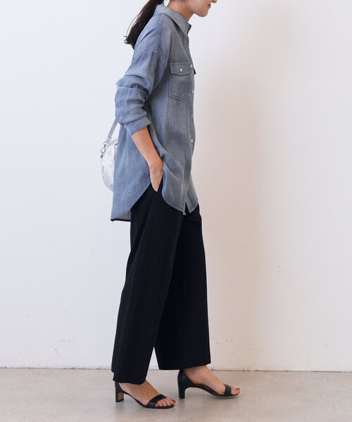 「BEARDSLEY」 パンツ 1 ブラック レディース_画像9