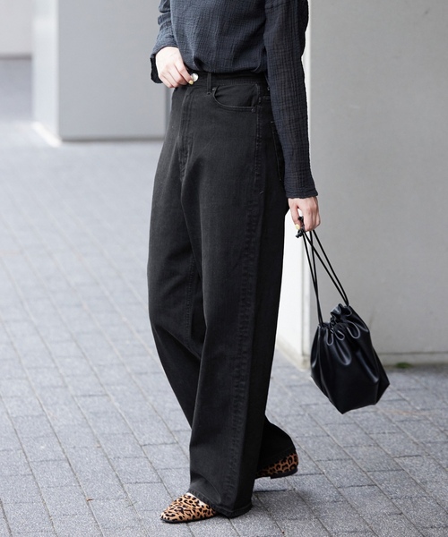 【美品】完売品 Мサイズ IENA BLACK デニム IENA（イエナ） デニムパンツ 24 ブラック レディース : ZOZOTOWN