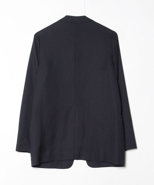 「BEAUTY&YOUTH UNITED ARROWS」 ノーカラージャケット M ネイビー レディース_画像2