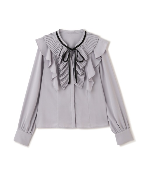 「JILL by JILL STUART」 長袖ブラウス FREE ブルー レディース_画像6