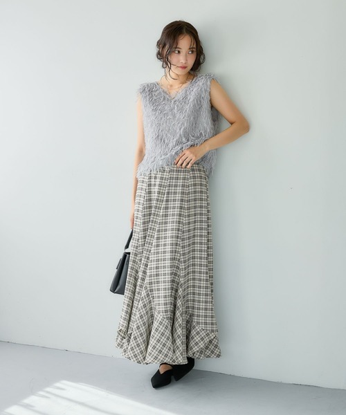 ロング スカート 夏 「新色入荷！手洗い可能 オールシーズン活躍するキレイめスカート」エスカルゴマーメイドスカート8　912375 | mysty woman | 10