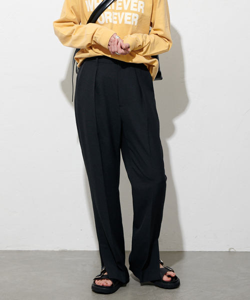 「MOHI」 フラットサンダル 38 ブラック レディース_画像6