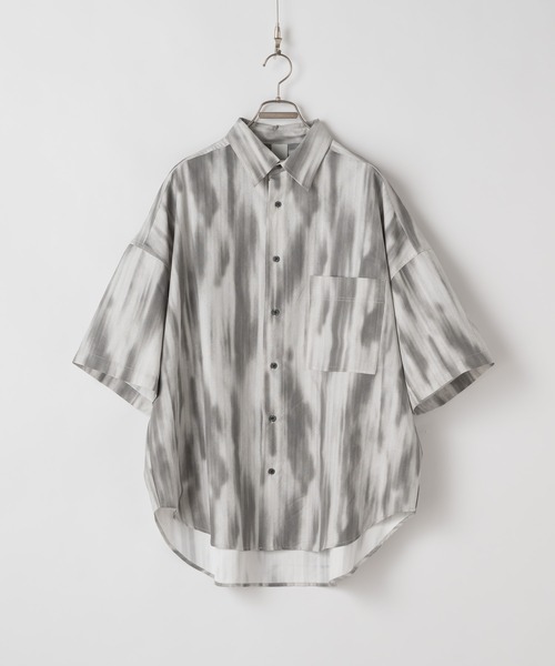 「Casper John」 半袖シャツ MEDIUM ブラック メンズ_画像2