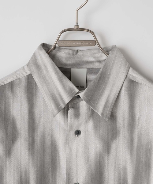 「Casper John」 半袖シャツ MEDIUM ブラック メンズ_画像5