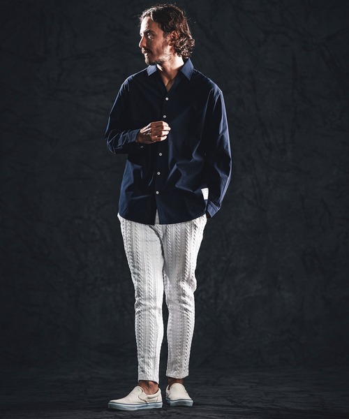 「wjk reluxe」 長袖シャツ M ブラック メンズ_画像5