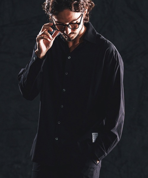 「wjk reluxe」 長袖シャツ M ブラック メンズ_画像6