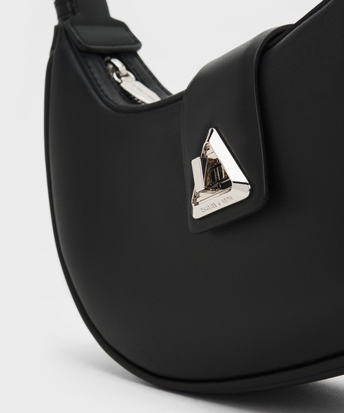 「CHARLES & KEITH」 2WAYバッグ S スミクロ レディース_画像7