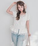 tシャツ 半袖 フェザーチュニック レディースの詳細画像1