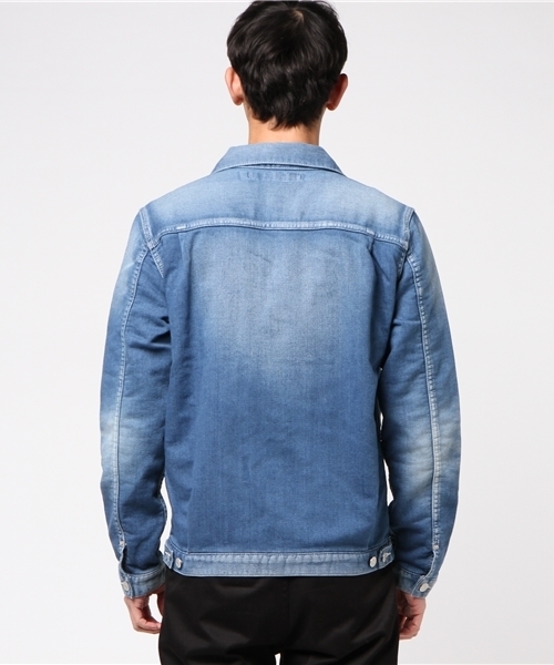 BLUE SAKURA デニムジャケット gジャン KNIT DENIM JACKET メンズ