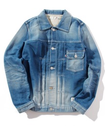 SAKURA Gジャン（デニム ジャケット） BLUE SAKURA デニムジャケット gジャン KNIT DENIM JACKET