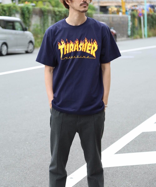 THRASHER（スラッシャー） tシャツ FLAME S/S T-SHIRTS/スラッシャー T