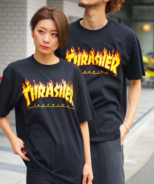 THRASHER（スラッシャー） tシャツ FLAME S/S T-SHIRTS/スラッシャー T