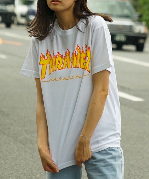 THRASHER（スラッシャー） tシャツ FLAME S/S T-SHIRTS/スラッシャー T