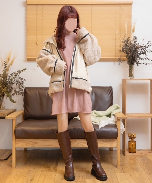 100%新品セール ジャケット ブルゾン ボアフェイクレザーフライトジャケット ZOZOTOWN PayPayモール店 - 通販 - PayPayモール 再入荷格安