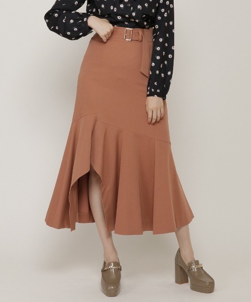 スカート ベルト付きイレギュラーヘムスカート Zozotown Paypayモール店 通販 Paypayモール