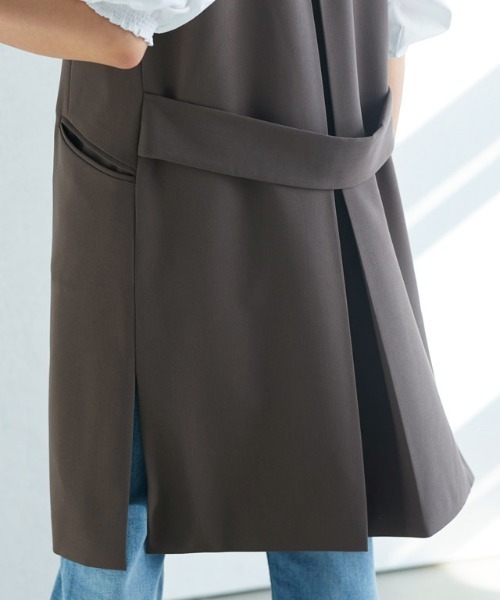 ベスト ジレ RASW ノーカラージレ レディース RASW ベスト ジレ ノーカラージレ レディース : ZOZOTOWN Yahoo