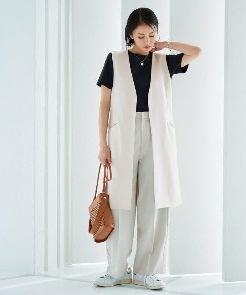 ベスト ジレ RASW ノーカラージレ レディース RASW ベスト ジレ ノーカラージレ レディース : ZOZOTOWN Yahoo