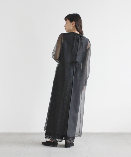 ETRE TOKYO シアーレイヤードオールインワン kaene（カエン） パンツドレス シアーレイヤードオールインワン