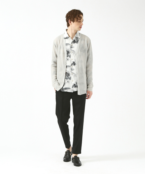 5351 POUR LES HOMMES カーディガン メッシュ カーディガン メンズ