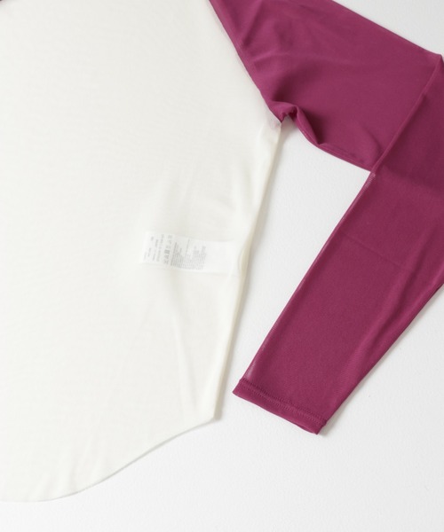 tシャツ R JUBILEE　SHEER NET BASEBALL T-SHIRTS レディース R JUBILEE tシャツ JUBILEE SHEER NET BASEBALL T-SHIRTS