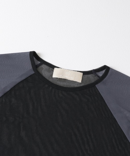tシャツ R JUBILEE　SHEER NET BASEBALL T-SHIRTS レディース R JUBILEE tシャツ JUBILEE SHEER NET BASEBALL T-SHIRTS