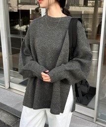 andme（アンドミー） ニット セーター 「新色追加」ボックスシルエット 