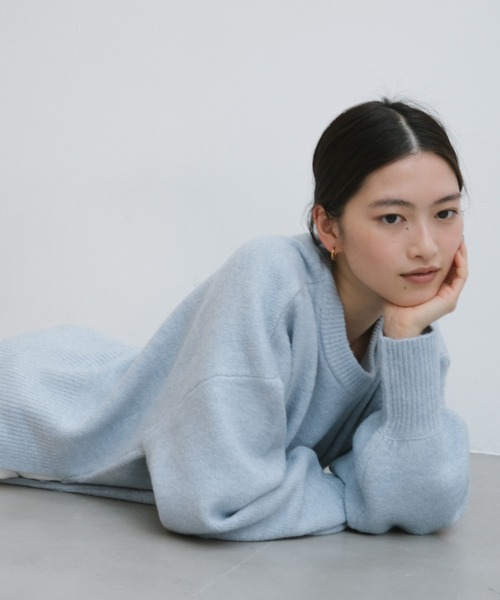 andme（アンドミー） ニット セーター 「新色追加」ボックスシルエット