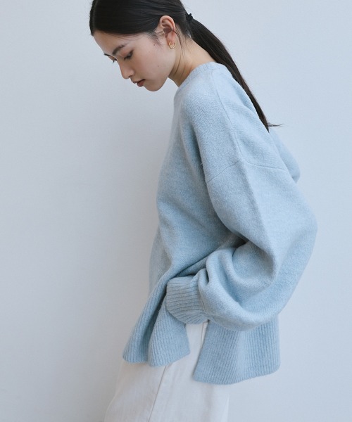 andme（アンドミー） ニット セーター 「新色追加」ボックスシルエット