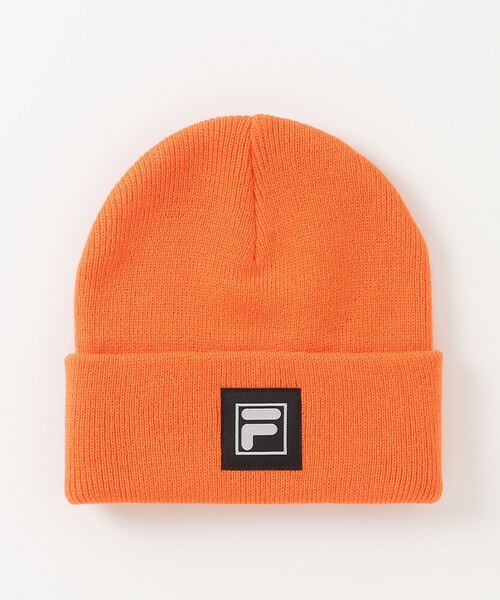 FILA（フィラ） ニット帽 ニットキャップ キッズ ビーニーボックスロゴ