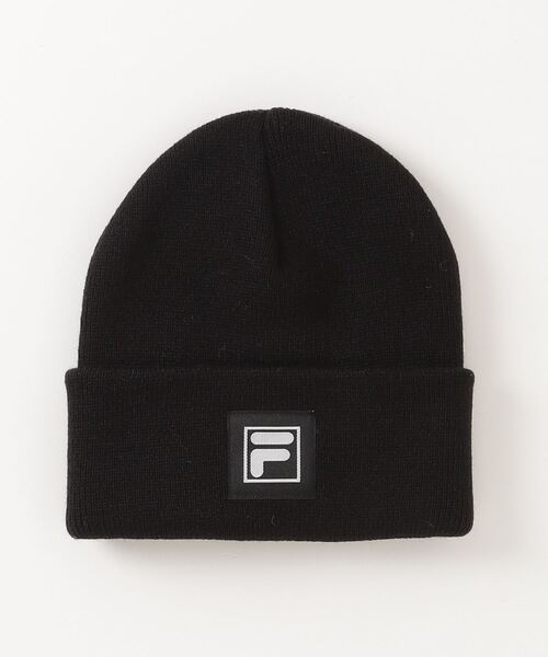 FILA（フィラ） ニット帽 ニットキャップ キッズ ビーニーボックスロゴ