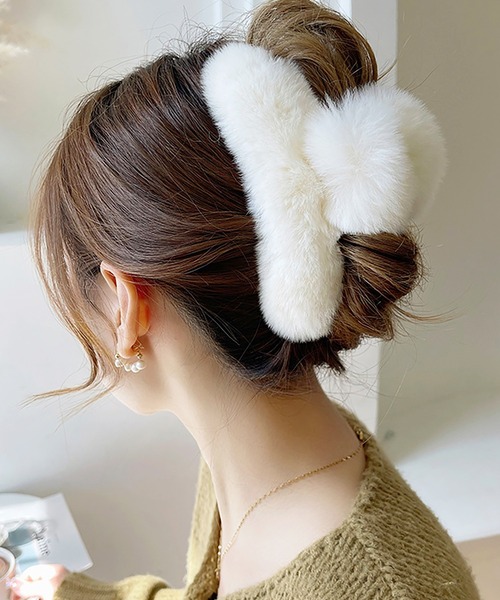Bifrost（ビフレスト） ヘアクリップ ファーヘアクリップ : ZOZOTOWN