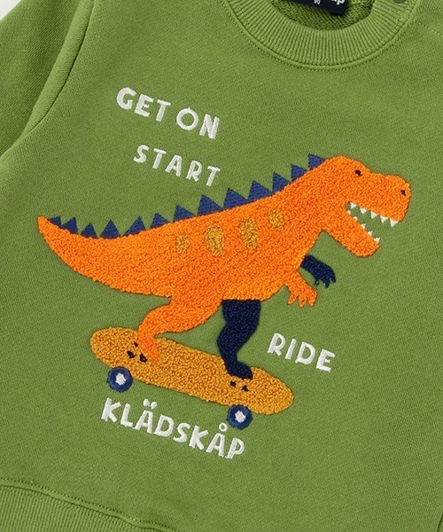 kladskap（クレードスコープ） トレーナー 恐竜トレーナー キッズ 子供