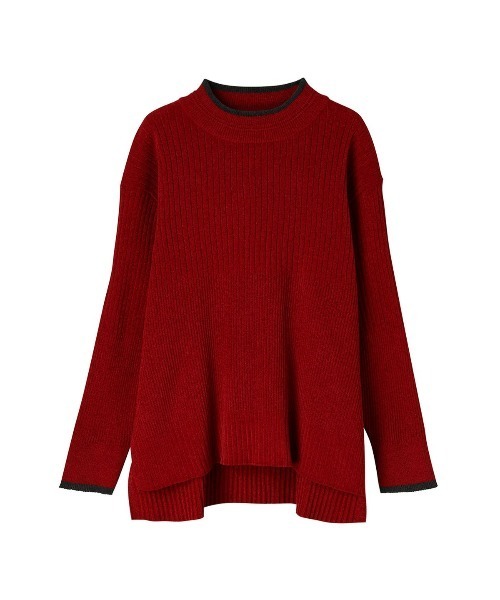 キッドブルー -リブニット -長袖トップス -KRVN576 -kidblue レディース