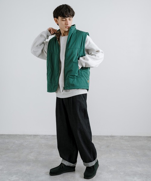 KRIFF MAYER（クリフメイヤー） ベスト ジレ 柄ボアひっくりボアベスト