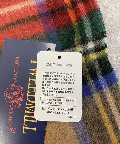 TWEED MILL（ツイードミル） マフラー 「TWEED MILL/ツィードミル