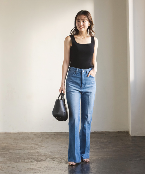 NOBLE（ノーブル） タンクトップ ニュアンス2WAYニットタンク