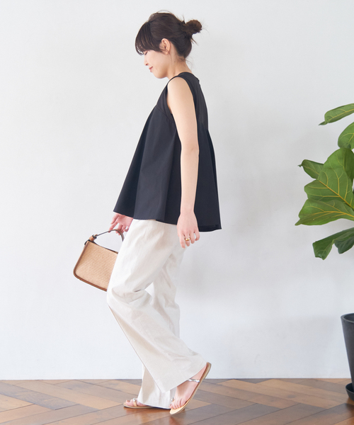 Spick＆Span tシャツ Tシャツ ビスチェコンビノースリプル