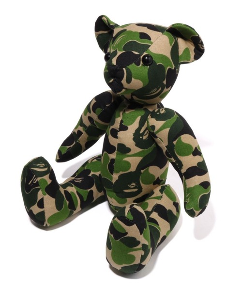 A BATHING APEのテディベア A BATHING APE（アベイシングエイプ） フィギュア ABC CAMO BEAR PLUSH