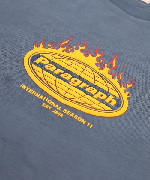PARAGRAPH FLAME LOGO T-SHIRT LM209 追跡付 A'GEM/9 × .kom 『Paragraph/パラグラフ』 FLAME LOGO T SHIRT
