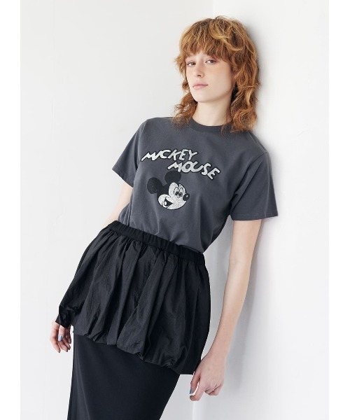 COEL * +81BRANCA ミッキーTシャツ COEL（コエル） tシャツ × ＋81BRANCA ミッキーTシャツ レディース