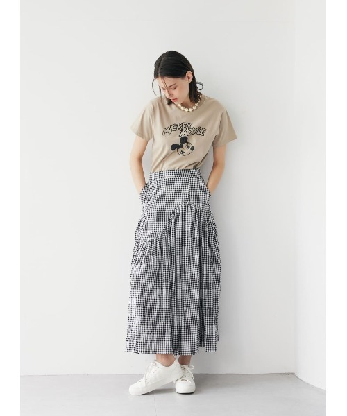 COEL（コエル） tシャツ × ＋81BRANCA ミッキーTシャツ レディース