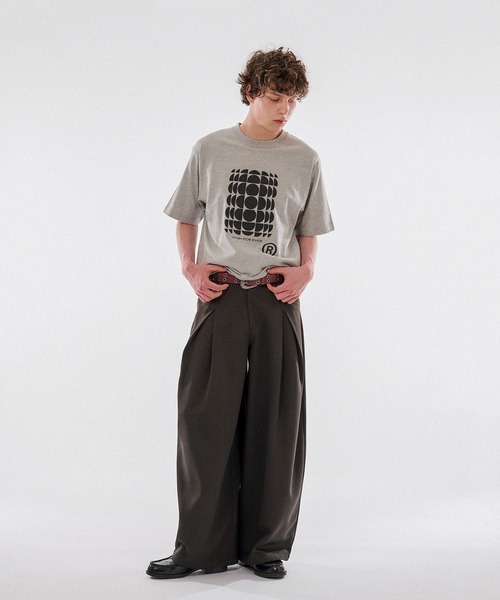 WISH FOR EVER（ウィッシュフォーエバー） tシャツ DRAW CODE DOT ART