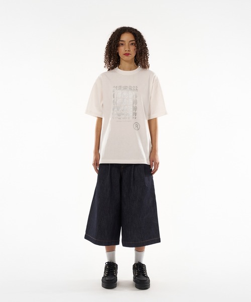 drawerドゥロワー プリントＴ　アートＴ Drawer｜<THE INTERNATIONAL ART COLLECTION x Drawer> ネック