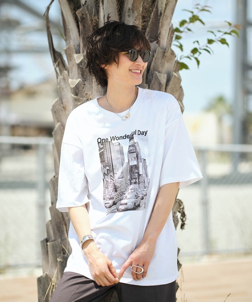 ZAKKA-BOX tシャツ DayフォトロゴTシャツ レディース