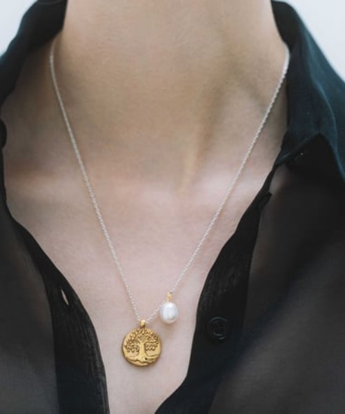 【IRIS 47】tree necklaceツリー ネックレスシルバー925美品 IRIS47（イリスフォーセブン） ネックレス 「IRIS 47」tree necklace