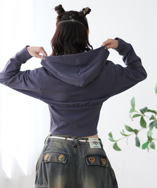 レディース PUMA プーマ W DT GYM2K CROPPED FZ HOODIE スウェットジップ 629099 87ALPINE  PUMA レディース プーマ W DT GYM2K CROPPED FZ HOODIE